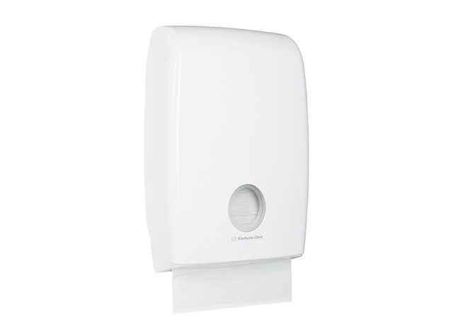 Distributeur essuie-mains Kimberly Clark Aquarius U7023 pli-M blanc