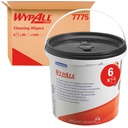 Lingettes nettoyantes WypAll PowerClean 7775 seau 1 épaisseur 6x 90 feuilles verts vert