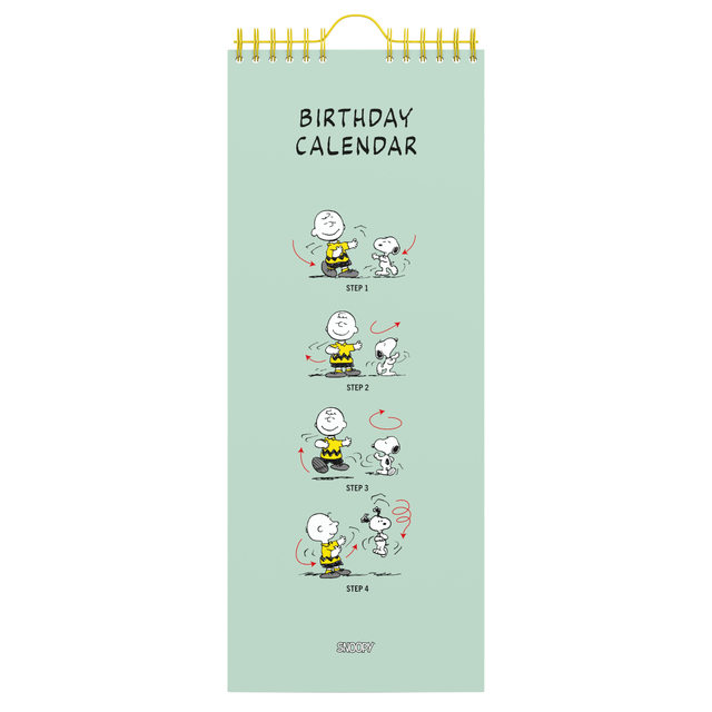 Calendrier anniversaire Lannoo Peanuts 130x325mm