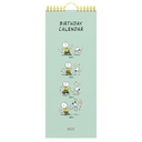 Calendrier anniversaire Lannoo Peanuts 130x325mm