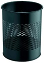 Corbeille à papier Durable 3310-01 15L 165mm perforations noir