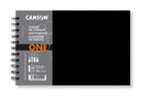 Schetsboek Canson Art Book One spiraalgebonden 160vel 100gr 216x140mm wit