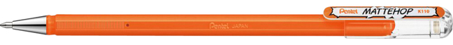 Roller gel Pentel Mattehop K110 Medium orange