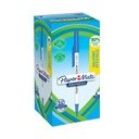 Stylo bille Paper Mate Kilometrico Recycled Medium bleu