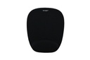 Muismat Kensington met polsondersteuning foam zwart