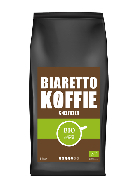 Café Biaretto Filtre Regular biologique 1000g