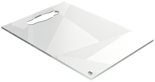 Bloc-notes mini tableau blanc Nobo A4 acrylique transparent avec prise