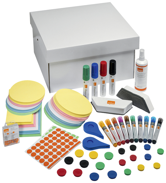 Whiteboard memobord accessoire kit Nobo Move & Meet