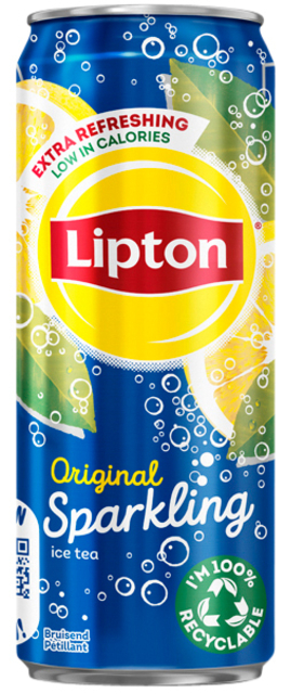 Frisdrank Lipton Ice Tea sparkling blik 330ml