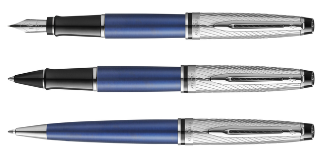 Stylo bille Expert Mettalic Blue CT Mecium