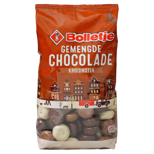 Kruidnoten Bolletje Mix chocolat 250g