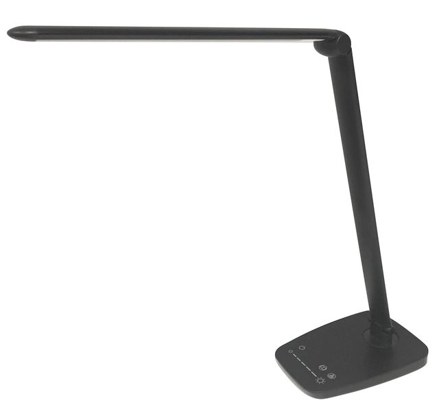 Lampe de bureau Unilux Twistled LED noir