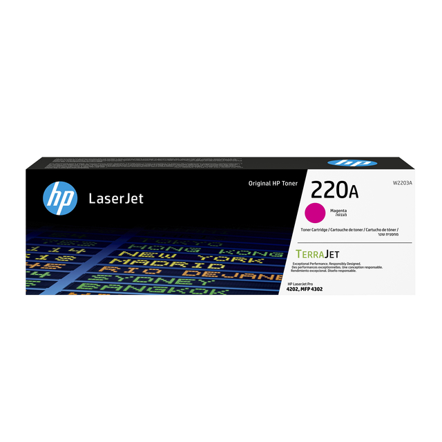 Cartouche toner HP 220A W2203A rouge