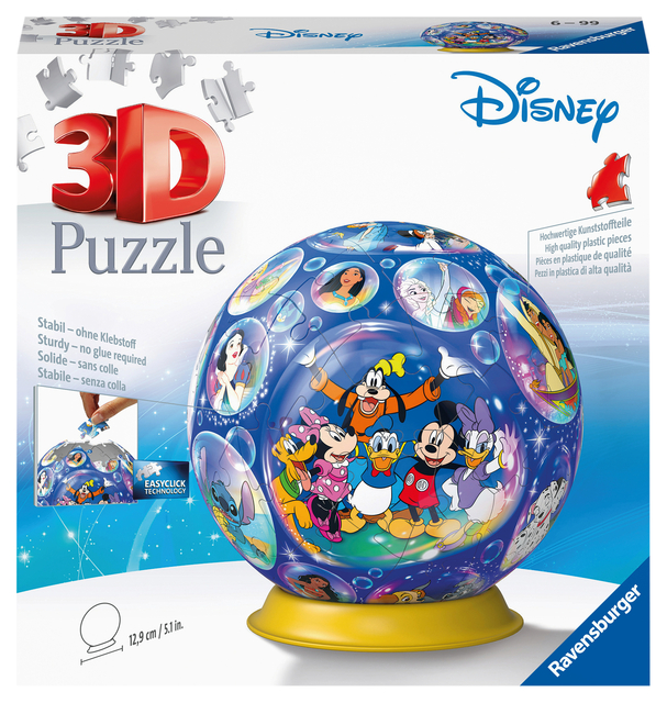 Puzzle boule Ravensburger Disney 3D 72 pièces