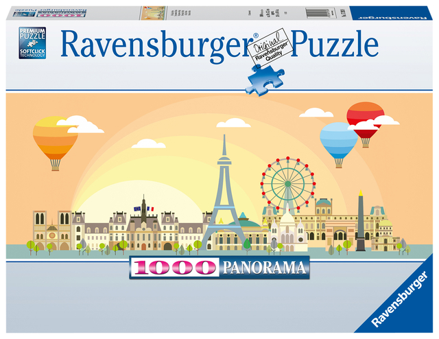 Puzzle Ravensburger une journée à Paris 1000 pièces