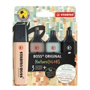 Surligneur STABILO BOSS 70/4 NatureCOLORS étui 4 pièces