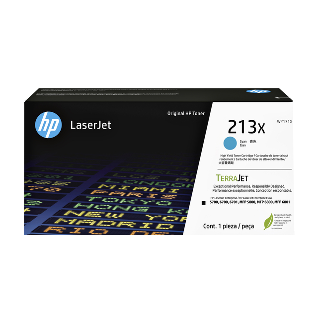 Cartouche toner HP W2131X 213X bleu