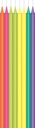Kaarsjes Haza long bright 15cm 16 stuks assorti