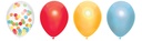 Ballonnen Haza Over The Rainbow 30cm 6 stuks assorti
