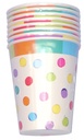 Gobelet Haza Festive Colors 250ml 8 pièces
