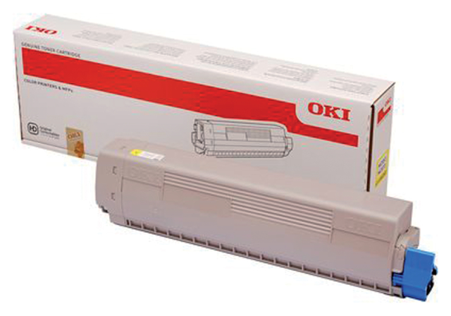 Toner Oki 45862837 geel