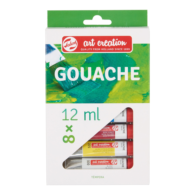 Gouache Talens Art Creation set 8 couleurs