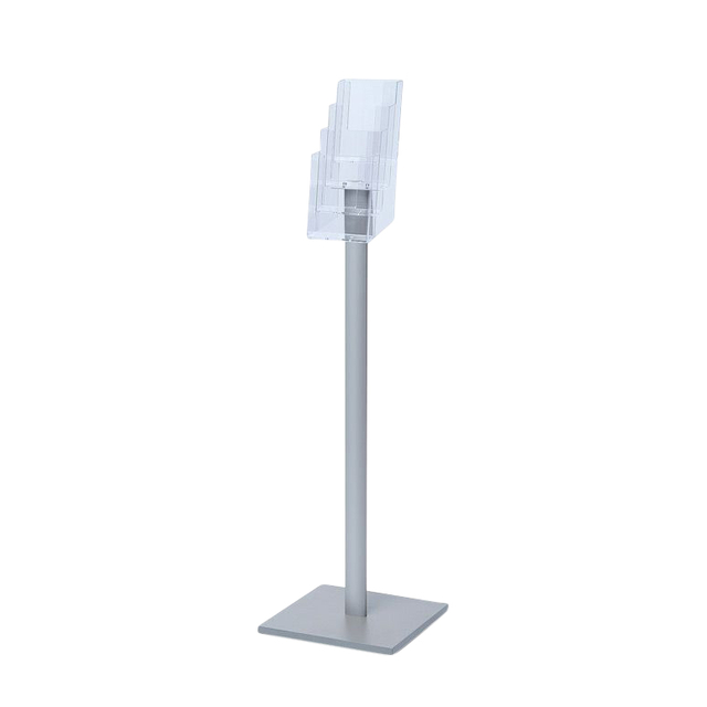 Porte-brochures sur support Quantore 4x 110x140x30mm