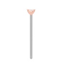 Marque-page Metalmorphose Coeur