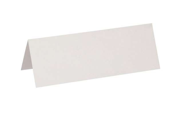 Porte-nom de table MAUL carton 21x7,5cm blanc 100 pièces