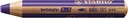 Crayon de couleur STABILO 880 woody 3-en-1 multi-surfaces violet