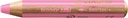 Crayon de couleur STABILO 880 woody 3-en-1 multi-surfaces rose