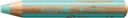 Crayon de couleur STABILO 880 woody 3-en-1 multi-surfaces pastel bleu
