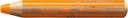 Crayon de couleur STABILO 880 woody 3-en-1 multi-surfaces orange