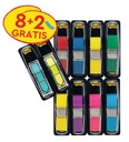 Marque-pages Post-it 683 11,9x43,2mm 8 couleurs assorti + 2x paquets 24 flèches gratuits