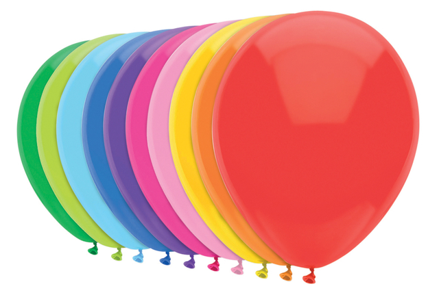 Ballon coloré 30cm 20 pièces