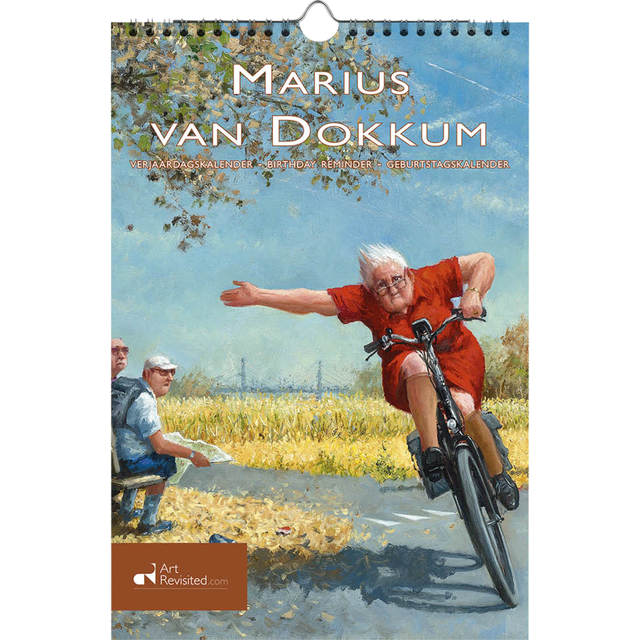 Verjaardagskalender Marius van Dokkum A4 Turbo