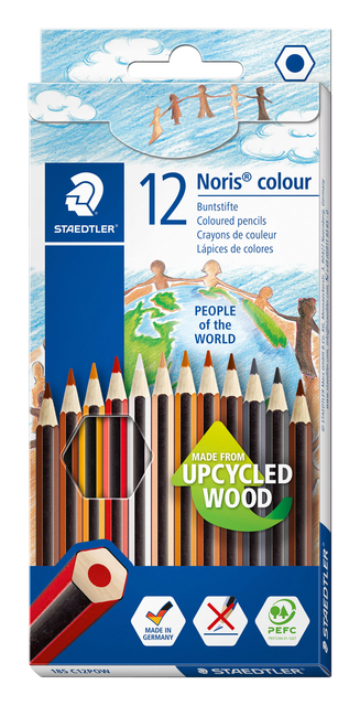 Crayon de couleur STAEDTLER Noris People of the World set 12 pièces