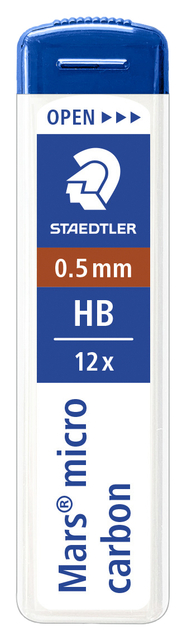 Potloodstift Staedtler Mars Carbon Micro 0.5mm HB 12 stuks