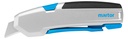 Cutter Martor sécurisé Secupro 625 trapézoïdale 21mm argent