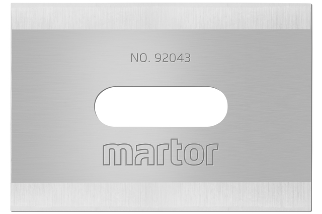 Reservemes Martor rechthoekig nr. 92043 10 stuks