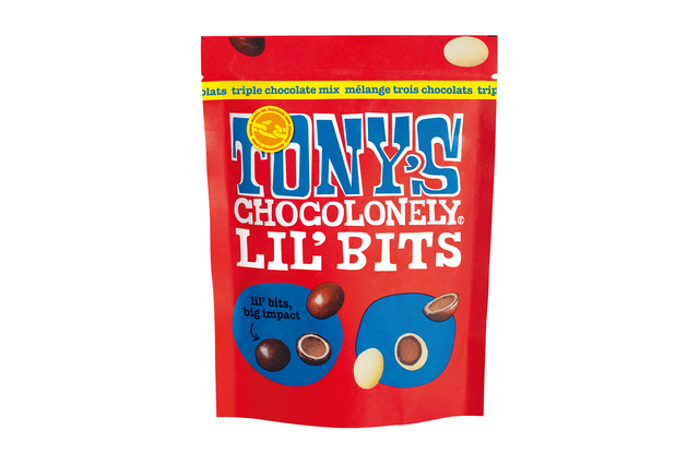 Chocolat Tony's Chocolonely Lil'Bits mix trois chocolats 120g