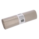 Afvalzak Cleaninq 65/25x140cm LDPE recycled T70 240L transparant rol à 10 stuks