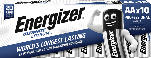 Batterij Energizer Ultimate Lithium 10x AA
