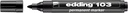 Feutre edding 103 ogive Medium noir