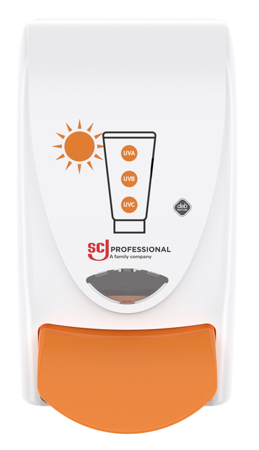 Zonnebranddispenser SCJ Proline Sun Protect 1liter wit