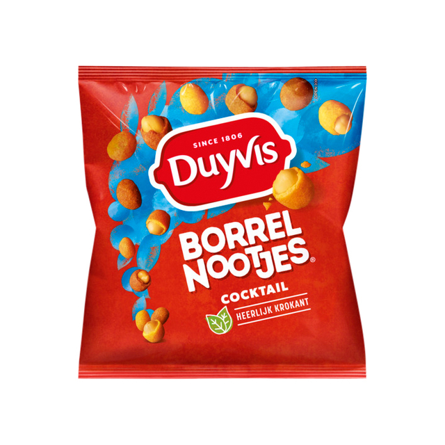 Borrelnootjes Duyvis cocktail zak 275gr