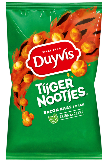 Tijgernootjes Duyvis bacon cheese sachet 1kg