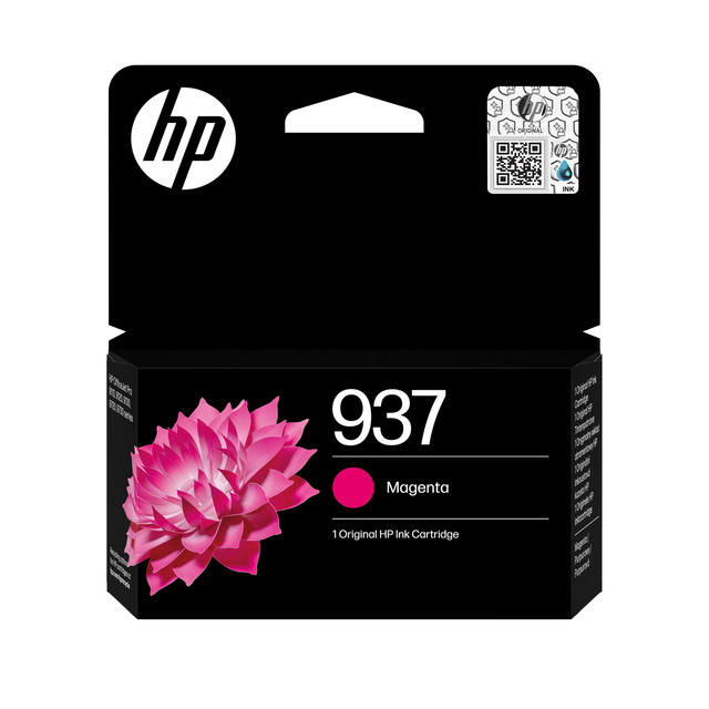 Inktcartridge HP 4S6W3NE 937 rood