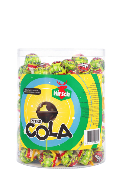 Lolly Hirsch cola/citroen 100x12 gram