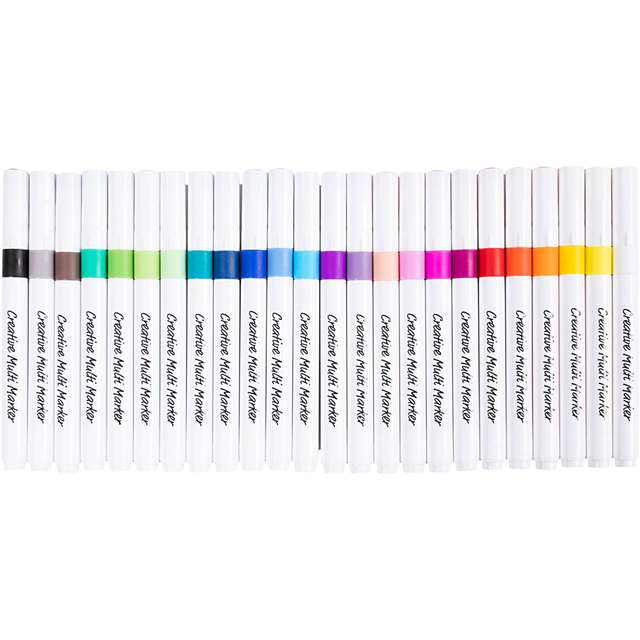 Feutre multifonctionnel Crativ Company 4mm set 24 couleurs